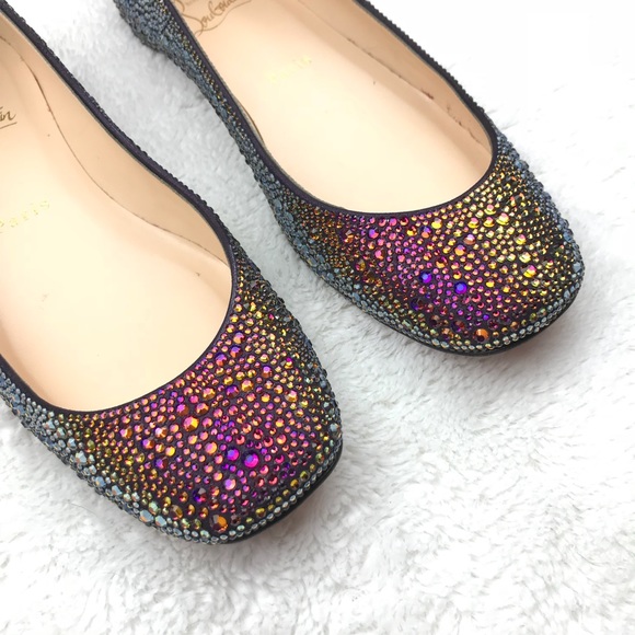 CHRISTIAN LOUBOUTIN | Gozul Strass Flat - Picture 3 of 9